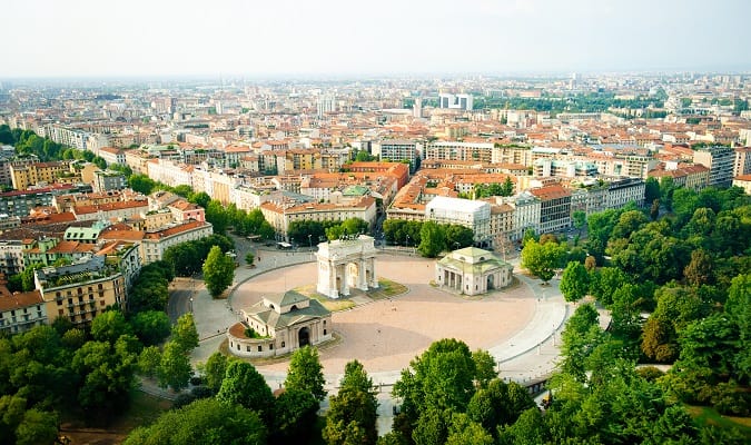 Milão a segunda maior cidade da Itália