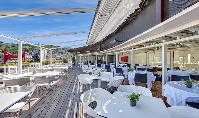 Rooftop Terrace Gran Hotel Domine Bilbao