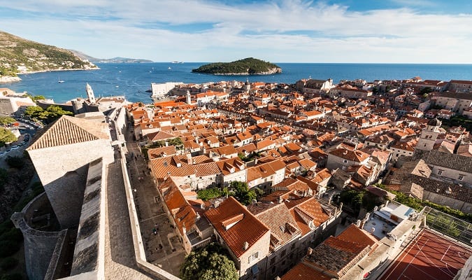 Muralhas de Dubrovnik Foto
