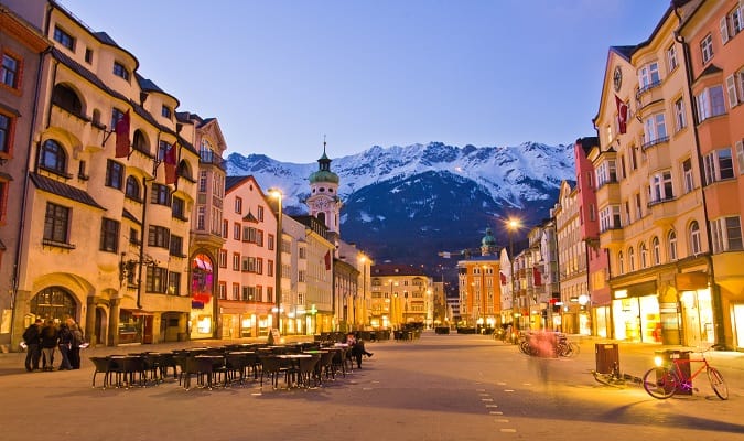 Innsbruck é a quinta maior cidade da Áustria por população