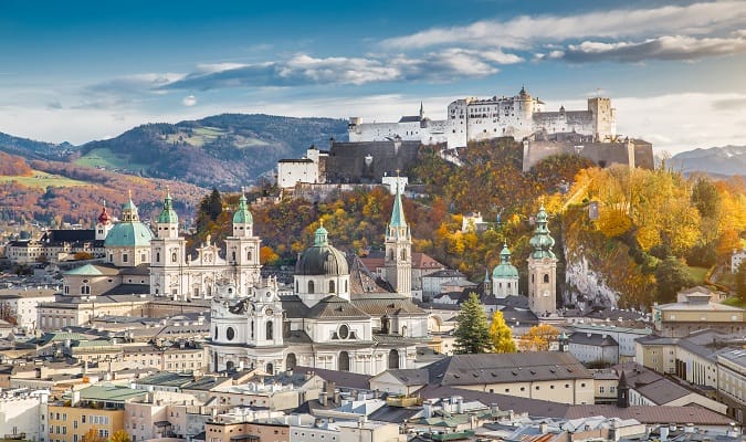 Salzburg é a quarta maior cidade da Áustria por população