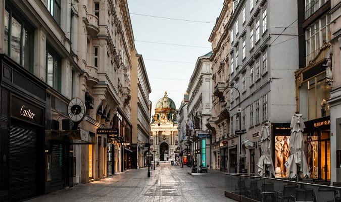 Rua de Compras em Viena