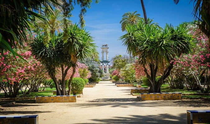 Jardim em Sevilha Foto