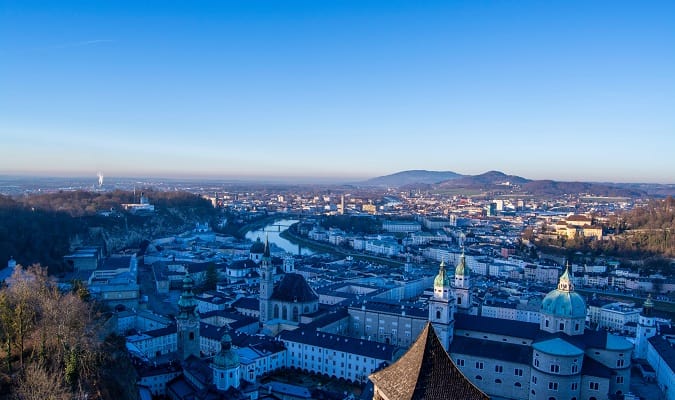 Vista Panorâmica de Salzburg