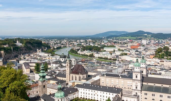 Vista Panorâmica de Salzburg - Razões para visitar Salzburg.