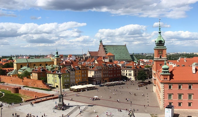 Varsóvia é a capital da Polônia