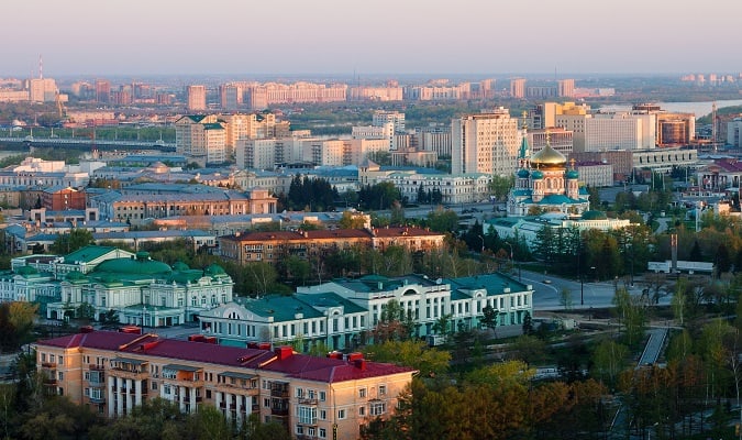 Omsk é a oitava maior cidade da Rússia