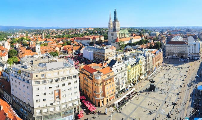 Zagreb, a capital e maior cidade da Croácia