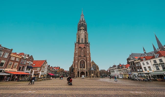 A charmosa cidade de Delft