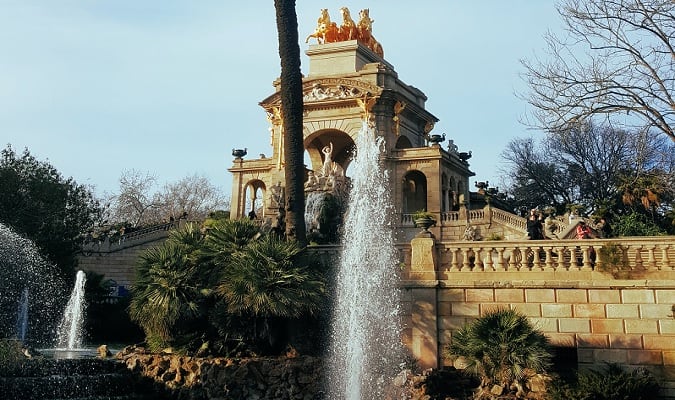 Parque em Barcelona