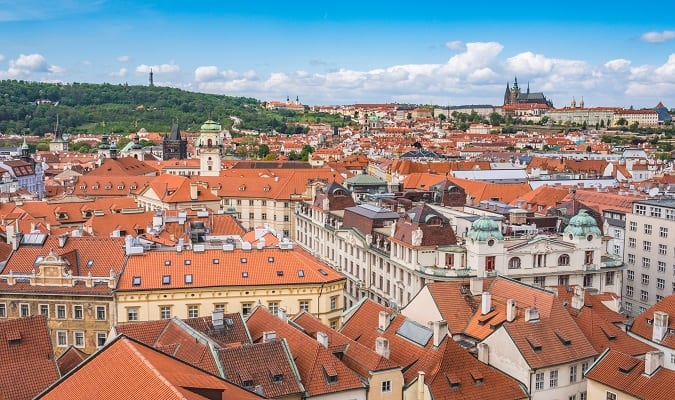 Vista panorâmica de Praga