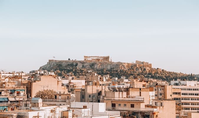 Foto da Acrópole de Atenas