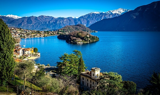 Lago Como Itália Foto