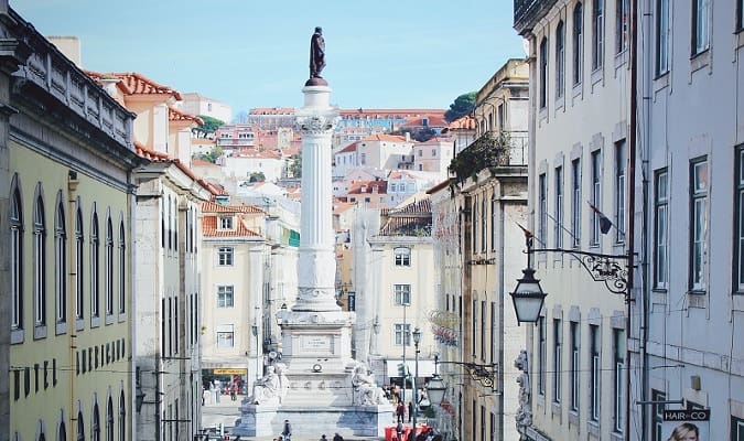 Rua em Lisboa Foto